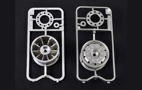 TAMIYA 1/14 卡車用 寬胎 六角孔座 輪圈組/